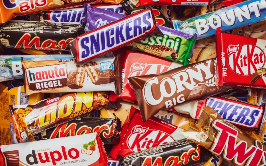 chocolats et barre chocolaté
