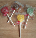 mini sucette cœur mix