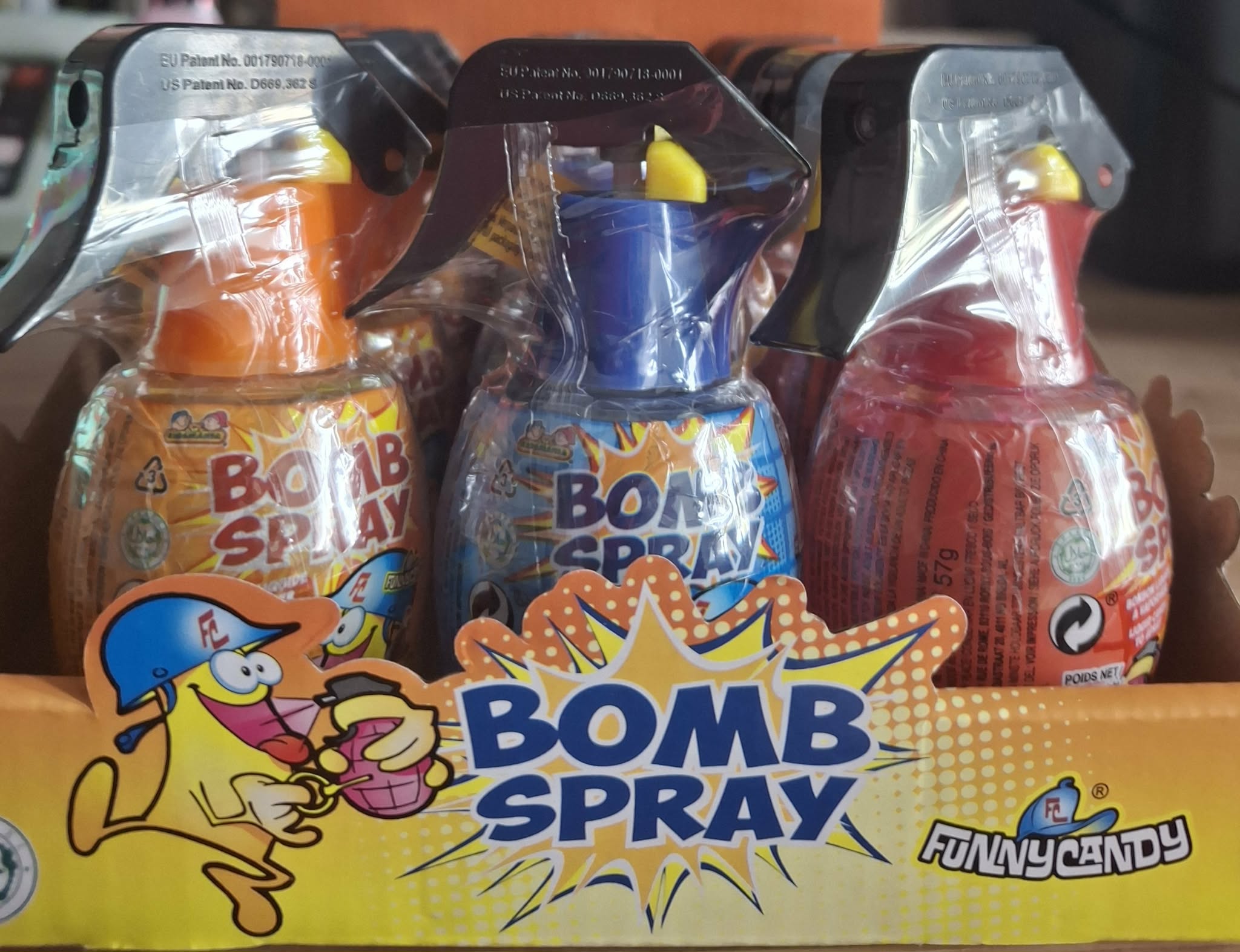 Bomb spray